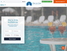Tablet Screenshot of oscarinn.com.br